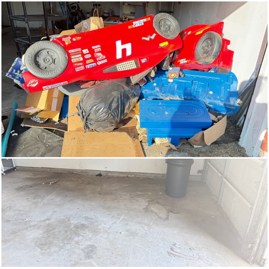 Garage junk removal